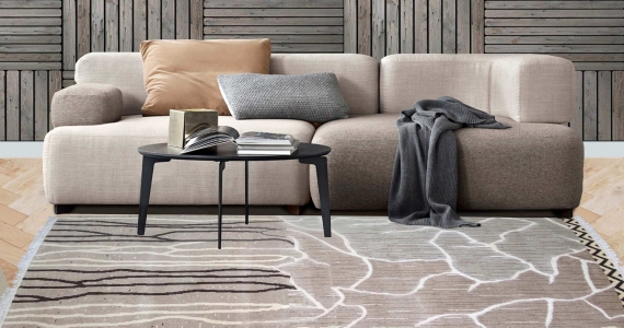 Modern tapis noués à la main